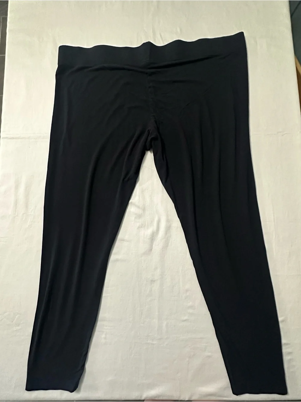 Soma Leggings XXLarge XXL Black Rayon Spandex Stretch Soft Lounge Yoga Pants